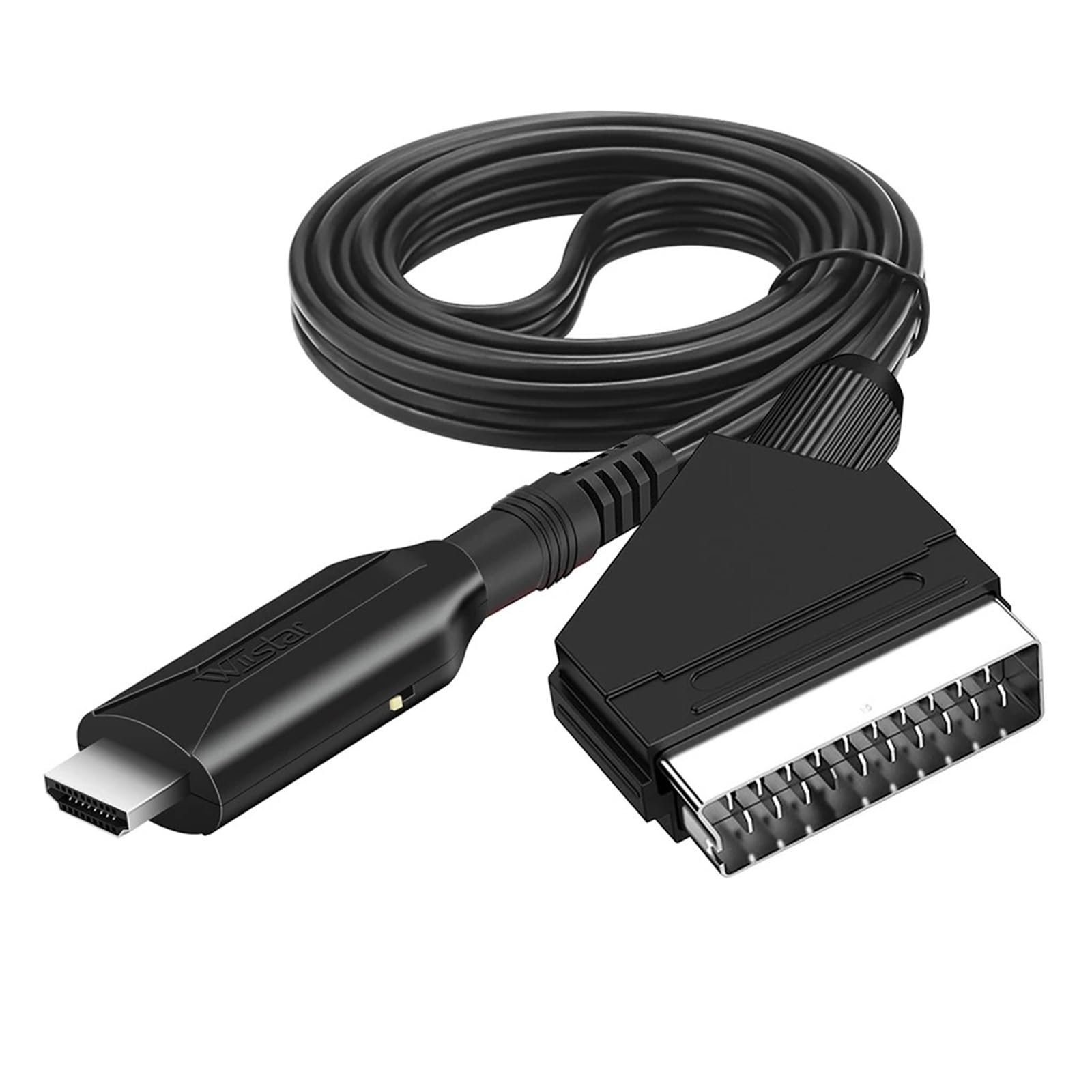 Scart To Hdmi - SCART-HDMI変換ケーブル ビデオ＆オーディオアダプター 720P 1080P対応 HDTV DVD用