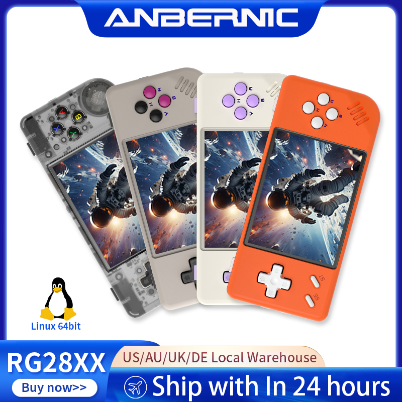 Retro Gaming Kiosk - ANBERNIC RG28XX レトロハンドヘルドゲーム機 Linux 64ビット 3100mAh