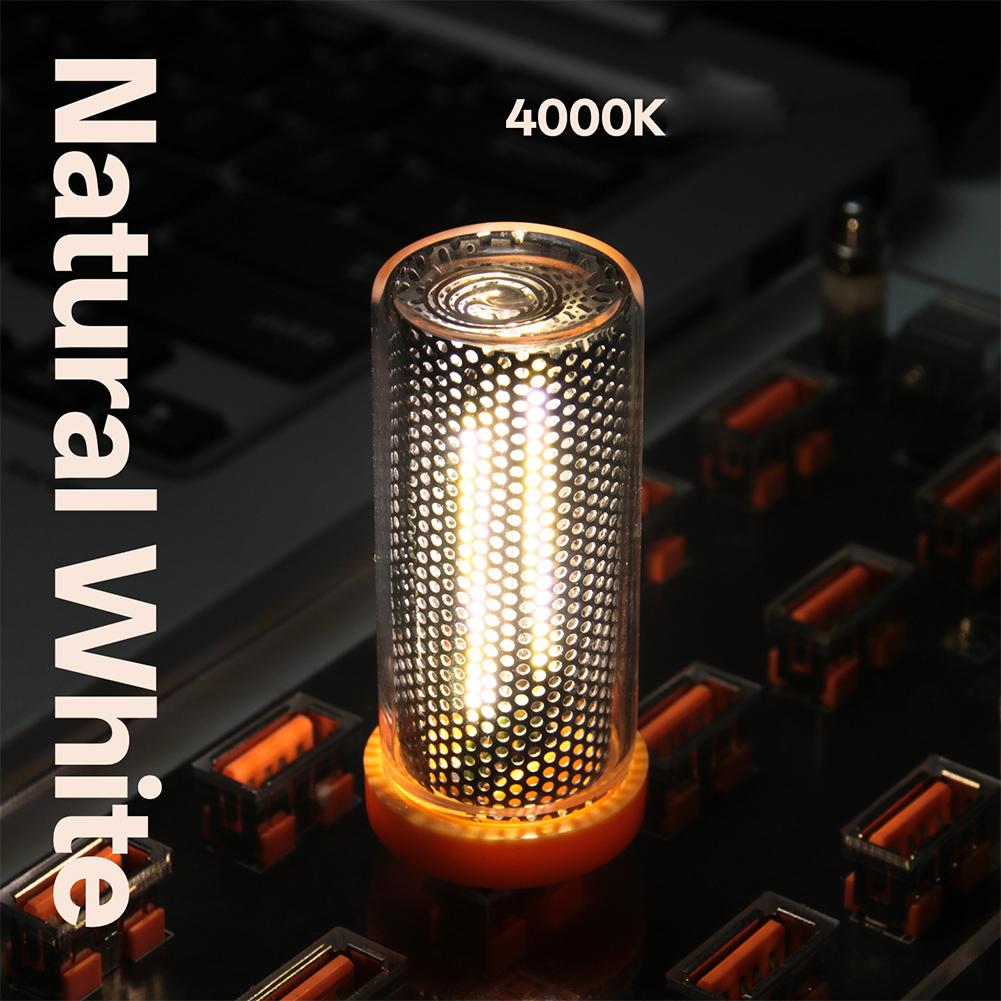 Retro Gaming Youtube - RGB LED ニキシー管ライト レトロ USB 装飾ランプ