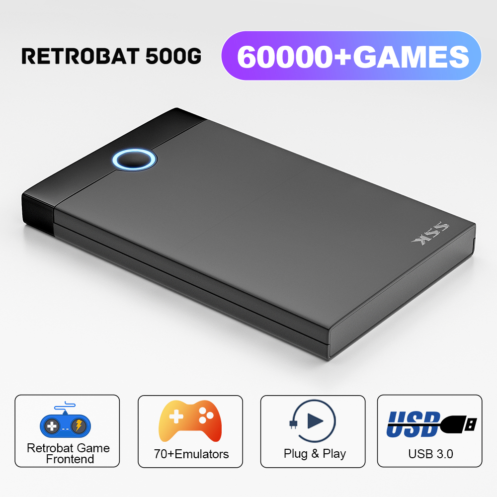 Retro Gaming N64 - KINHANK スーパーコンソールX レトロバット ゲームHDD 500GB 70エミュレーター搭載
