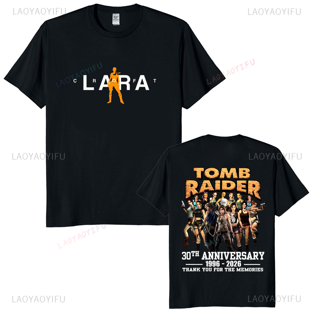 トゥームレイダー 30 周年記念ユニセックスヴィンテージ T - Retro Gaming T Shirt のレビューと価格