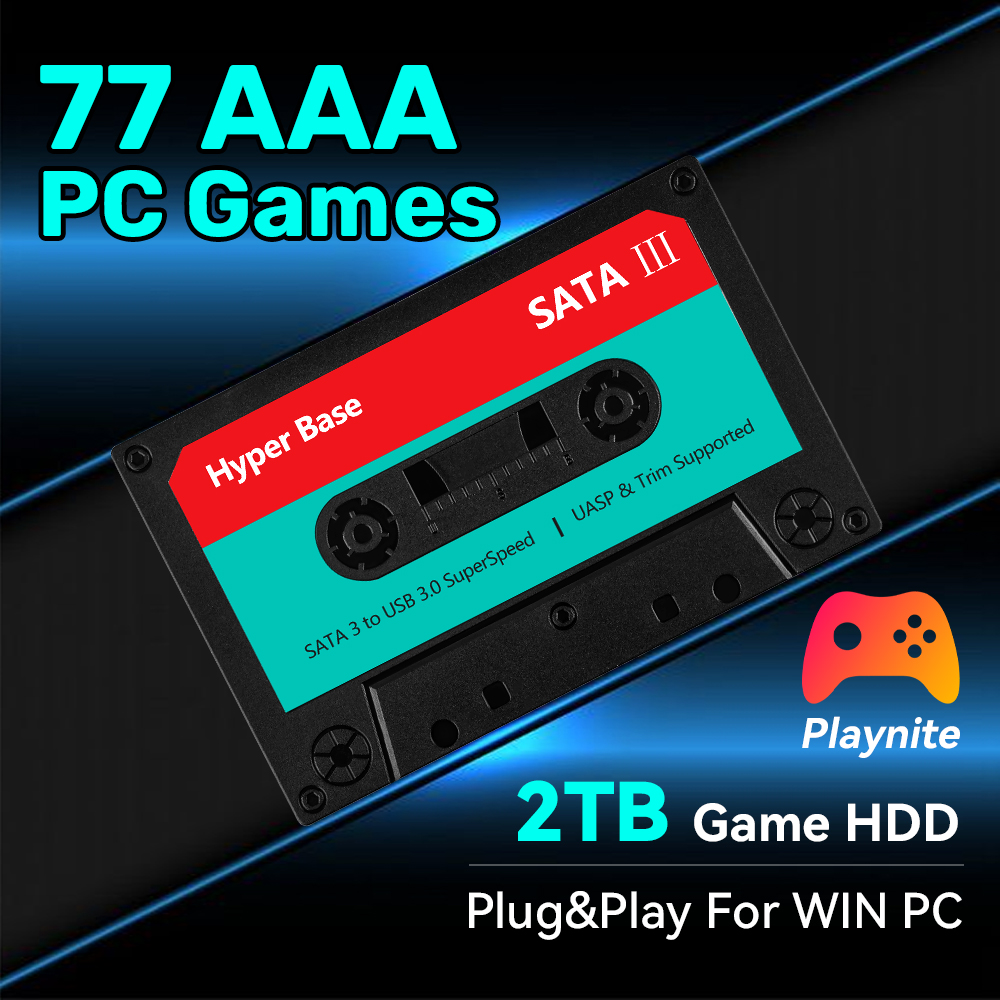2TBゲームハードドライブ、77種類のAAAゲーム搭載、プラ - Retro Gaming N64 のレビューと価格